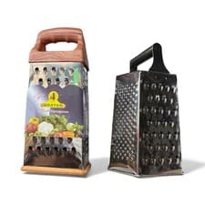 Image of 4-Side Stainless Steel Grater – Durable & Easy Grip Handle