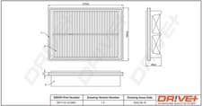 Image of Dr!ve+ DP1110.10.0481 Air Filter for HYUNDAI