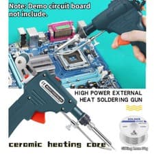Image of 220V Auto Solder Feed Hand Held Soldering Welding Tools Soldering Gun Kits 60W