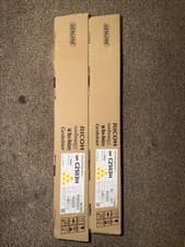 Image of Ricoh 841928 two (2) Cyan Toner Cartridges MP C2503H Genuine Original