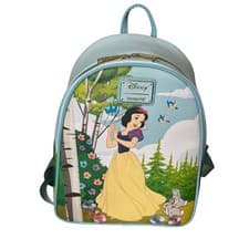 Image of Loungefly Disney Snow White Mini Backpack Forest Animals Scene Floral Bag NWT
