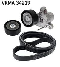 Image of V-Ribbed Belt Set SKF VKMA 34219 Fits Ford B-Max C-Max Ecosport Fiesta Focus