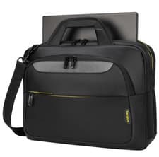 Image of Targus City Gear 14" Topload Black Laptop Case MacBook Samsung Book Carry Case