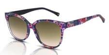 Image of Joules Women's Sunglasses Ivy JS7099 657 Shiny Milky Navy/Brown