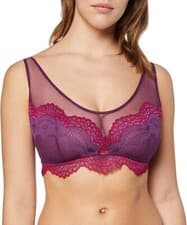 Image of Triumph Darling Spotlight Non Wired Purple Bra UK L 14