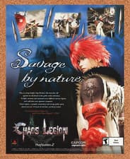 Image of 2003 Chaos Legion PS2 Original Advertisement / Retro Promo v1