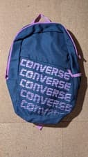 Image of NEW CONVERSE Speed Backpack in Dark Blue and Light Purple Unisex