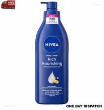 Image of NIVEA Rich Nourishing Body Lotion 400ml 72h Moisture Intensive Care Dry Skin Use