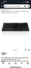 Image of Accuratus 108 - USB full layout Standard size keyboard with Smart card reader