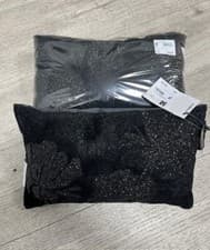 Image of Brand New with Tags 2 x Rita Ora Elodie Cushions in Black 22cm x 36cm Each