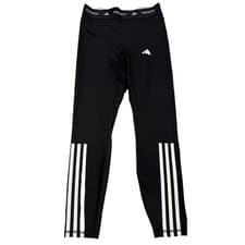 Image of adidas Techfit 3 Stripes Leggings Black / White Women’s Size UK 12-14 Medium New