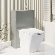 Image of 500mm Light Grey Back to Wall Toilet Unit Only - Pendle BeBa_27435