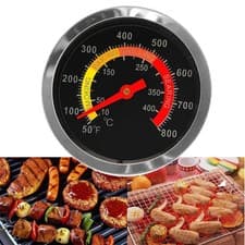 Image of Grill Thermometer Barbecue BBQ Smoker Temperature Gauge Tool 52mm