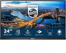 Image of PHILLIPS 242B1 24" FHD 1920×1080 IPS LED MONITOR DP HDMI DVI VGA WITHOUT STAND