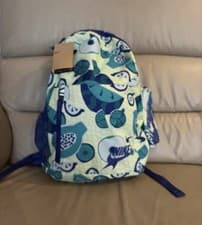 Image of Nike Elemental Big Kids 20L Backpack w/Pencil Case Green Blue Fruit, New