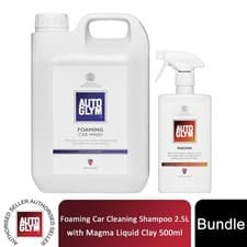 Image of Autoglym Magma Liquid Clay 500ml with Foaming Car Wash 2.5L for Perfect Exterior