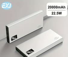 Image of Power Bank EXJ 20000mAh 22.5W fast charging, 2 USB 3.0 Type-C, PD4, LED display
