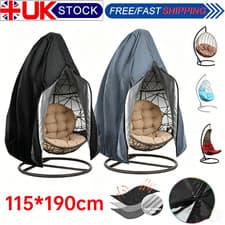 Image of Egg Chair Cover Waterproof Heavy Duty Hanging Egg Chair Cover Garden Outdoor New