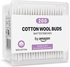 Image of Cotton Buds, 100% Cotton, 200 Units Soft and Gentle on The Skin Dermatologicall