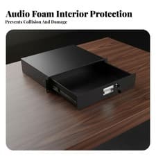 Image of 2U Locking Rack Drawer Heavy Duty Audio Device Storage Drawer Powder Coated