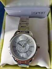 Image of New ESPRIT ladies watch, with silver shimmer dial, RRP 100!