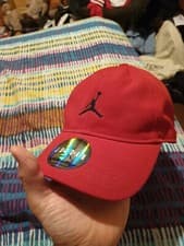 Image of Air Jordan H86 Jumpman Nike Adjustable Cap hat New! £39.99! Red Black OG!!!