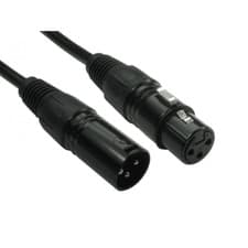 Image of Microphone Speaker Lead Mic Cable / XLR Patch Lead Balanced Male to Female Plugs