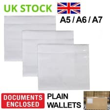 Image of A7 A6 A5 Size DOCUMENT ENCLOSED PLAIN WALLETS ENVELOPES Cheapest Enclosure