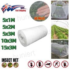 Image of 15M Garden Protect Netting for Vegetable Crop Plant Fine Mesh Insect Bird Net
