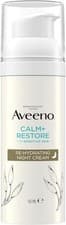 Image of AVEENO Face CALM+RESTORE Re-Hydrating Night Cream (1 x 50ml), Fragrance-Free Fac