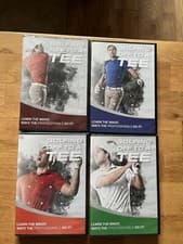 Image of golf DVD’s x 4 Instructional DVD’s