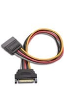 Image of Cable Matters 3-Pack 15 Pin SATA Power Extension Cable 20cm