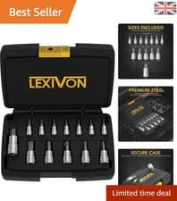 Image of Chromed 13-Piece Torx Bit Set T8-T60 – Enhanced Storage for Secure Organization