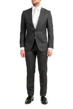 Image of Hugo Boss "Huge6/Ganius5" Men's 100% Wool Slim Two Button Suit