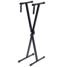Image of X Frame Keyboard Stands Double Beam Single Beam Music Electronic Keyboard Stand