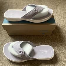 Image of Clarks Womens Brinkley Reyna Flat Sandals,Flip Flops Size UK 6 D New