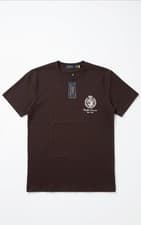 Image of Polo Ralph Lauren T-Shirt Men's Large Brown Crest Logo Short Sleeve Preppy NWT