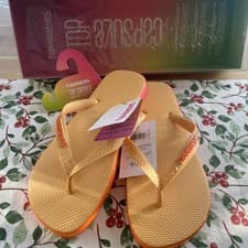 Image of Havaianas flip flops - Capsule Collection Cream - 39/40 Size 6
