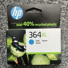 Image of HP 364XL Cyan Ink Cartridge CB32EE ABB - Exp 2023 - New Sealed