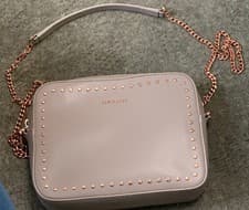 Image of New Genuine Ted Baker Zip Up Studded Camera Bag Nude Taupe SUZIE