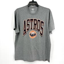 Image of 47 BRAND Mens Houston Astros Short Sleeve Graphic T-Shirt XL Slate Gray NWT