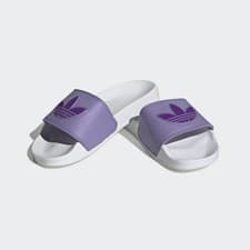 Image of adidas Adilette Lite Women's Sliders Magic Lilac Purple White Sandals IG7071