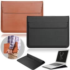 Image of Leather Carry Sleeve Stand Case Bag For Apple Macbook Air Pro 11'' 13'' 14 15 16