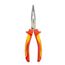 Image of CK Redline VDE 45° Bent Long Nose 200mm 8" Wire Side Plier/Snips, T39070A 200