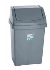 Image of 8 & 25L Top Swing Bin Durable Plastic Kitchen Waste Rubbish Dustbin Home Office