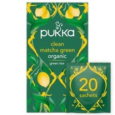Image of Pukka Herbs Clean Matcha Green Tea 20 Sachets - 2 Pack