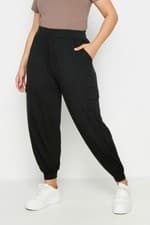 Image of Yours Curve Women's Plus Size Cargo Pocket Harem Joggers