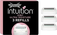 Image of Wilkinson Sword Intuition Ultra Moisture Womens Razor Blade Refills x3 - NEW