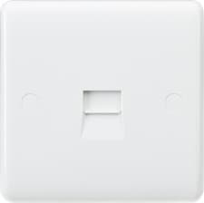 Image of Knightsbridge Curved Edge Telephone Master & Extension Socket CU7300 / CU7400
