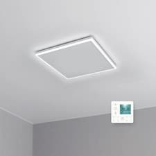 Image of 400W LED Ceiling Infrared Heater Electric Radiant Heating Panel with Thermostat
